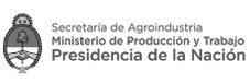 Logo Secretaria de Agroindustria Ministerio de producción y Trabajo Presidencia de la Nación